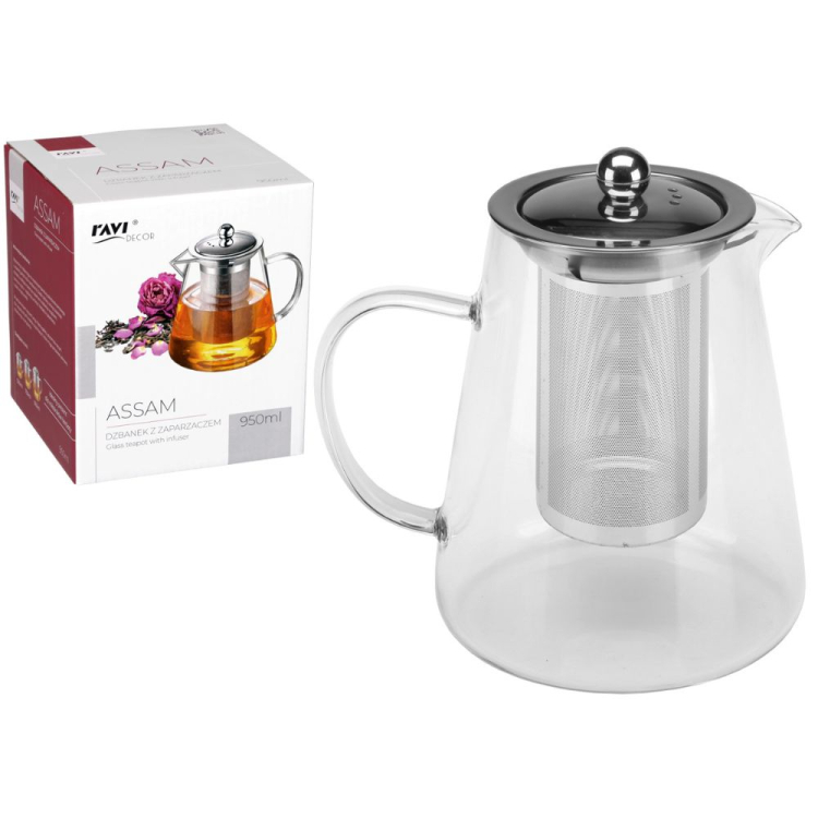 Dzbanek z zaparzaczem Assam 950ml RAVI